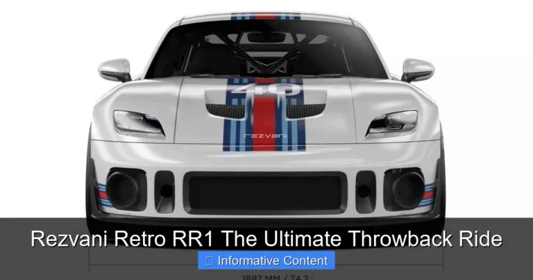 Rezvani Retro RR1 The Ultimate Throwback Ride