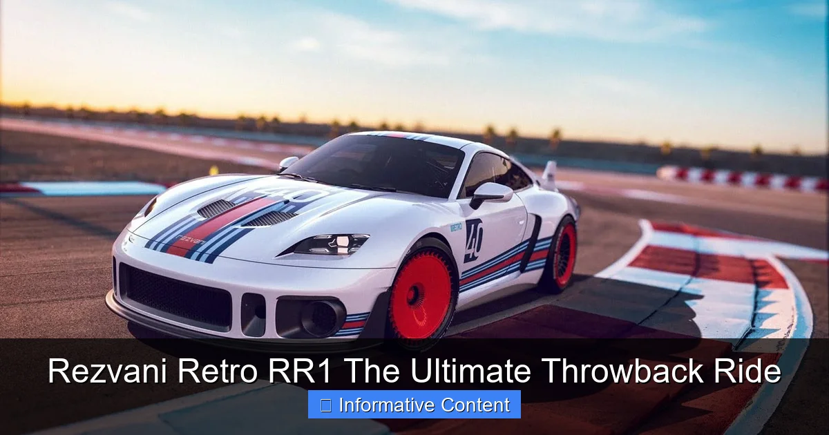 Rezvani Retro RR1 The Ultimate Throwback Ride