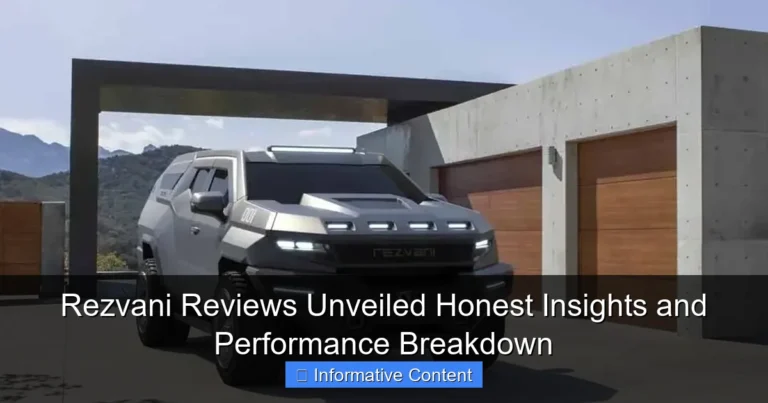Rezvani Reviews Unveiled Honest Insights and Performance Breakdown