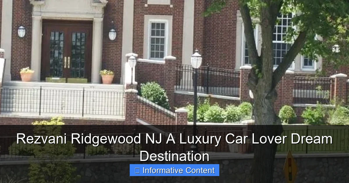 Rezvani Ridgewood NJ A Luxury Car Lover Dream Destination