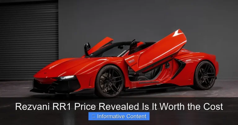 Rezvani RR1 Price Revealed Is It Worth the Cost