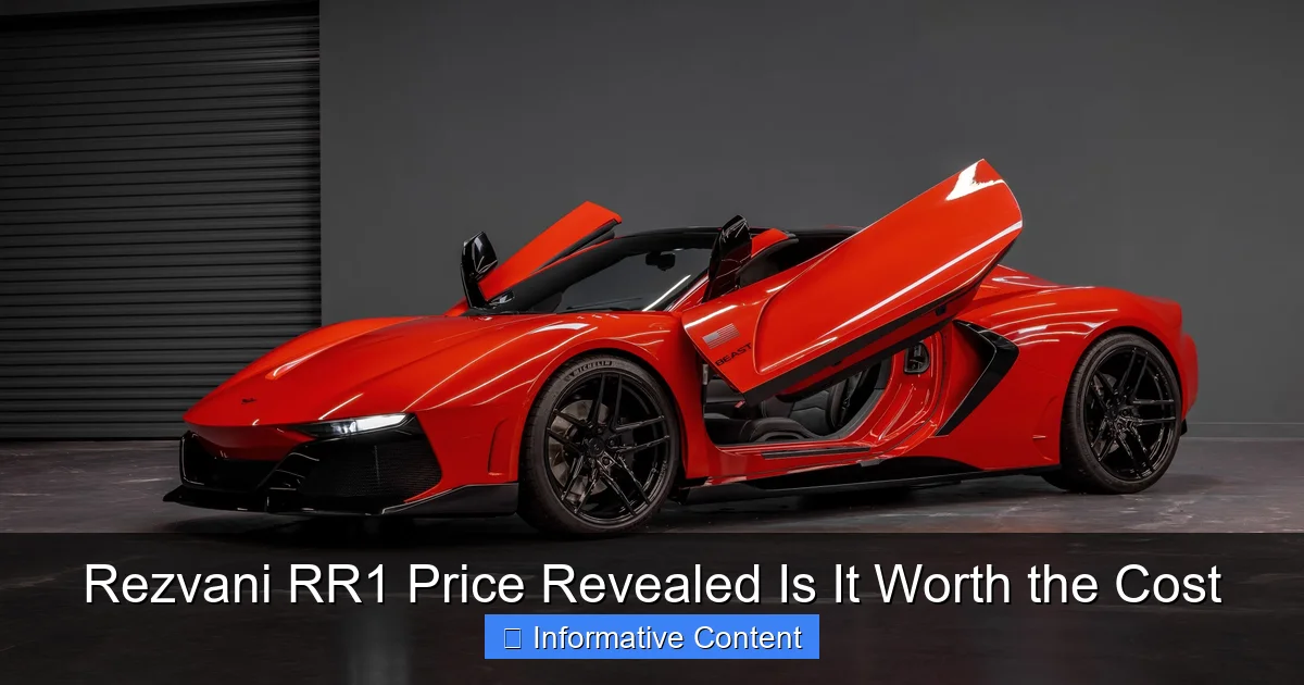 Rezvani RR1 Price Revealed Is It Worth the Cost
