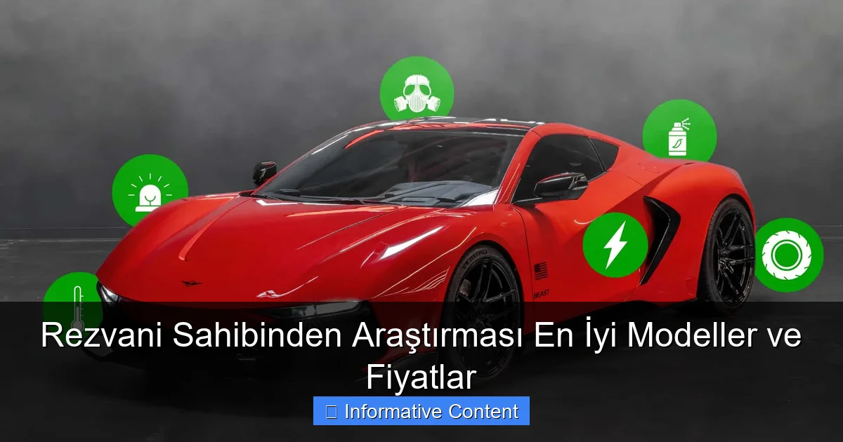 Rezvani Sahibinden Araştırması En İyi Modeller ve Fiyatlar