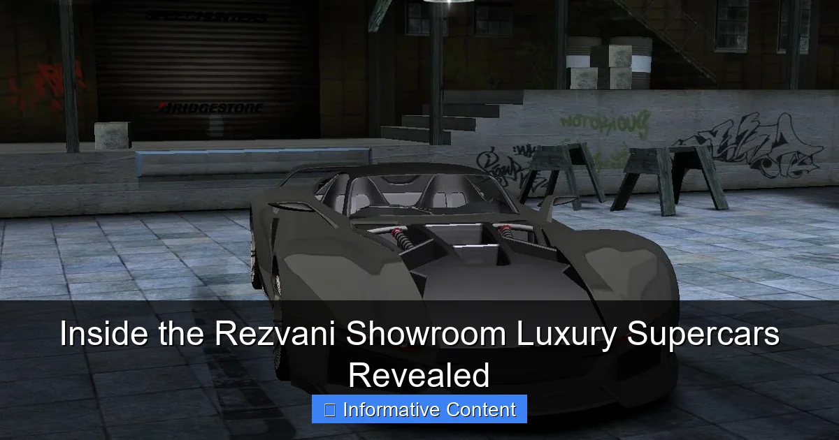 Inside the Rezvani Showroom Luxury Supercars Revealed