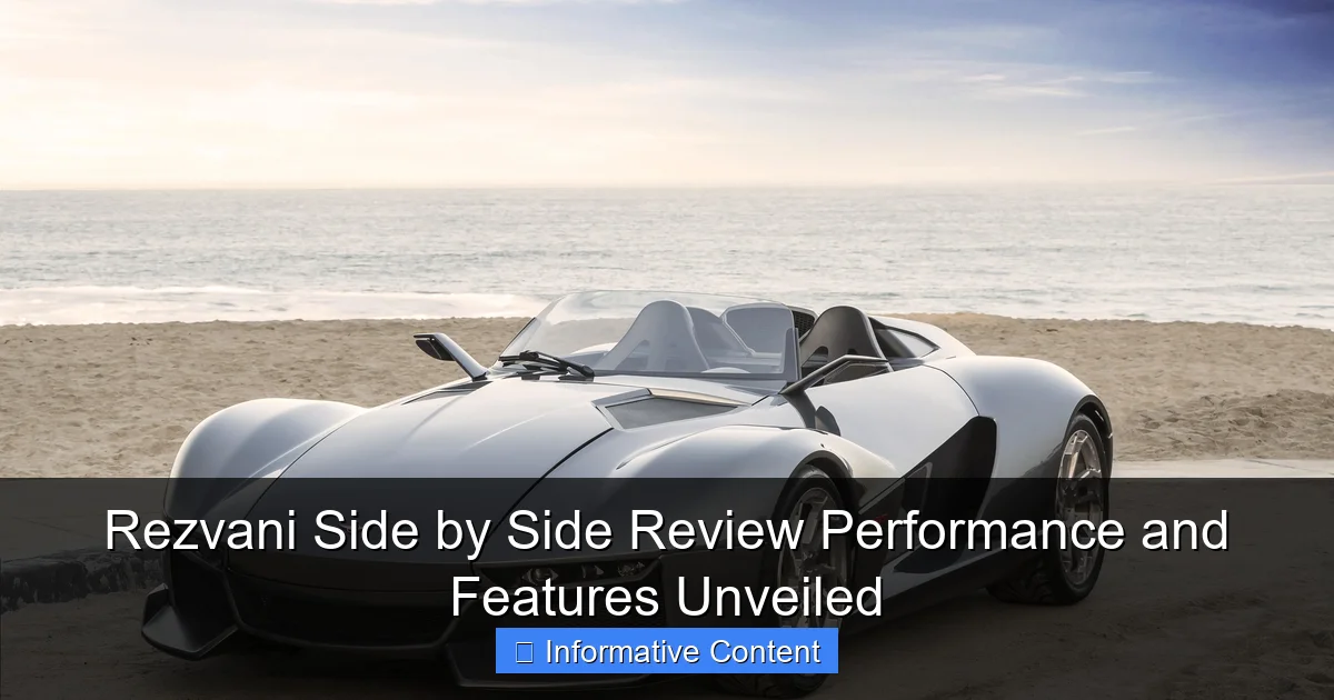Rezvani Side by Side Review Performance and Features Unveiled