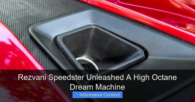 Rezvani Speedster Unleashed A High Octane Dream Machine