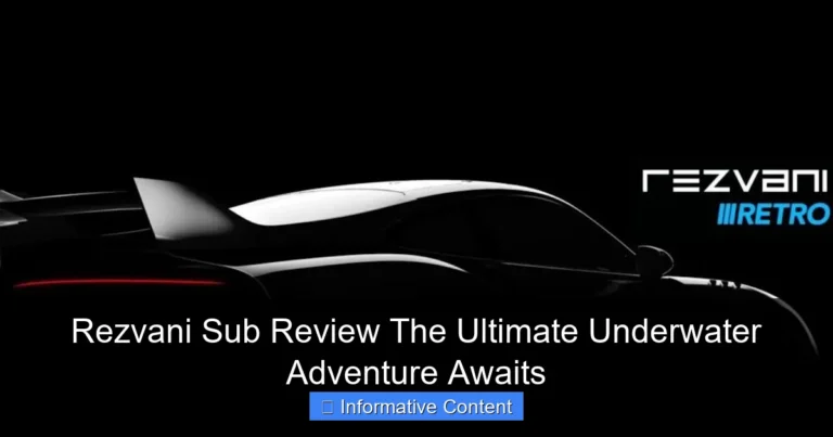 Rezvani Sub Review The Ultimate Underwater Adventure Awaits