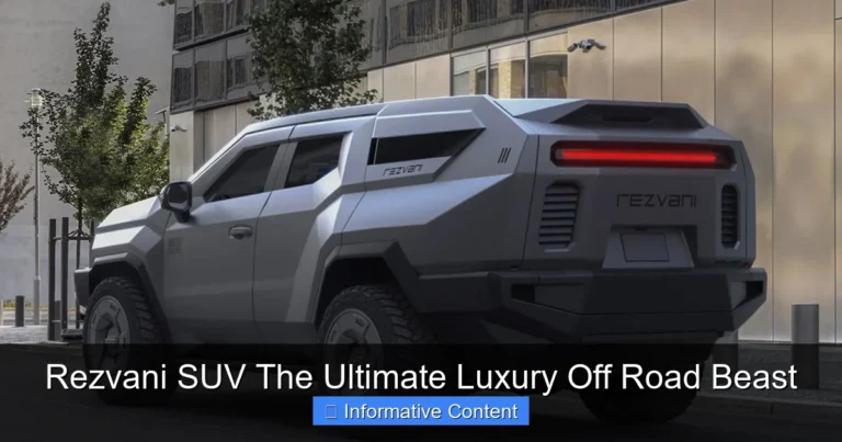 Rezvani SUV The Ultimate Luxury Off Road Beast