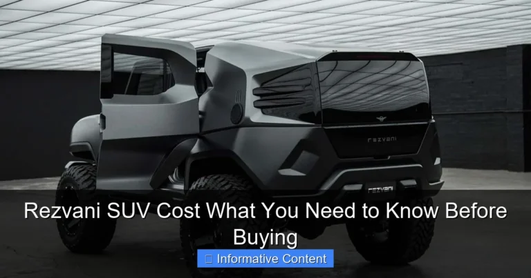 Rezvani SUV Cost What You Need to Know Before Buying