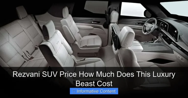 Rezvani SUV Price How Much Does This Luxury Beast Cost