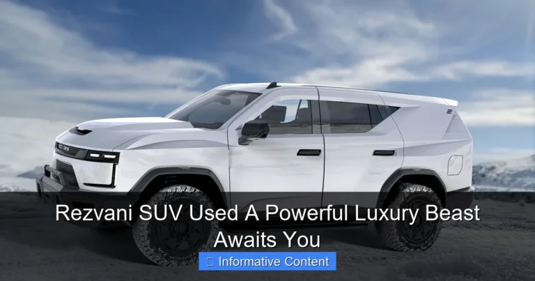 Rezvani SUV Used A Powerful Luxury Beast Awaits You