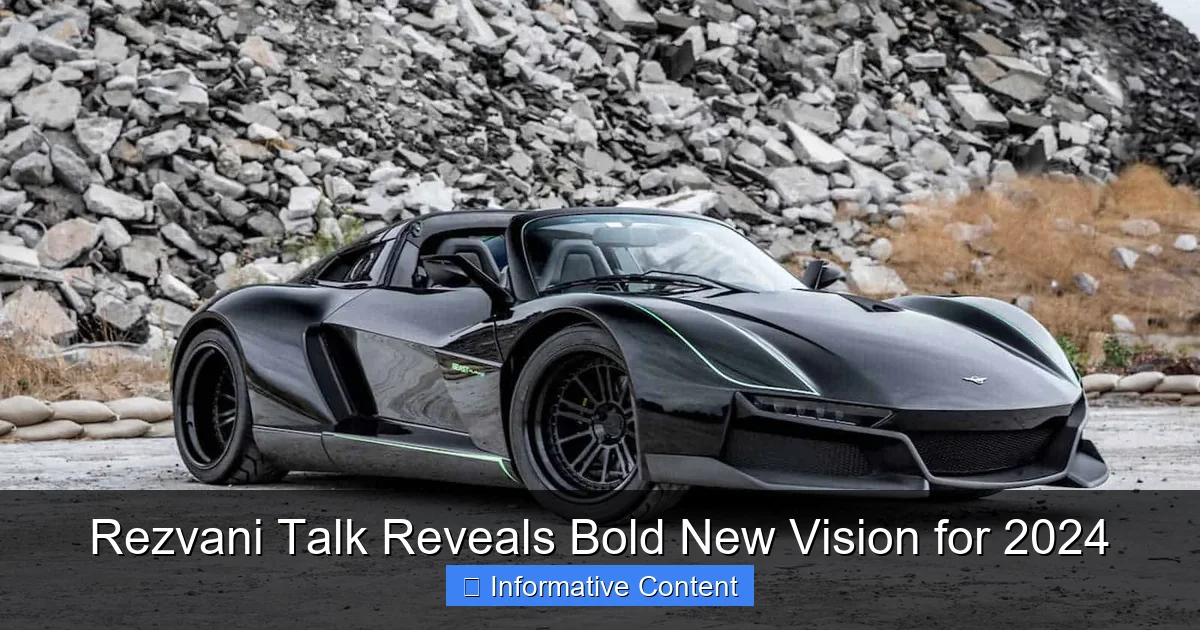 Rezvani Talk Reveals Bold New Vision for 2024