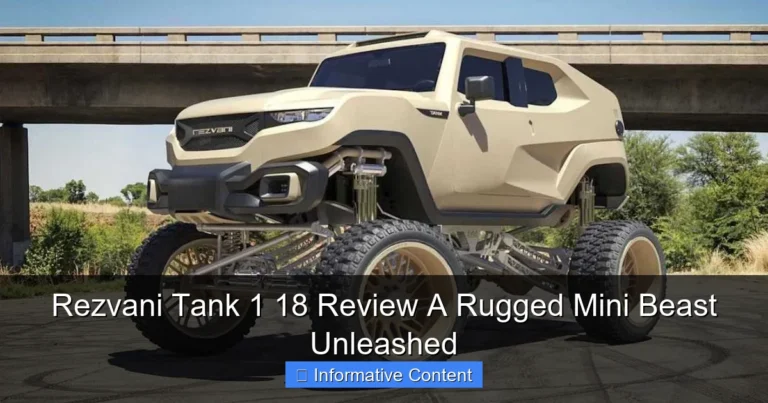 Rezvani Tank 1 18 Review A Rugged Mini Beast Unleashed