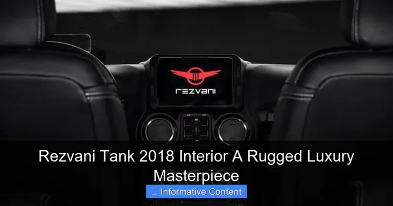 Rezvani Tank 2018 Interior A Rugged Luxury Masterpiece