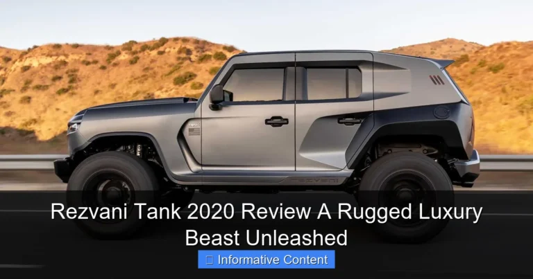 Rezvani Tank 2020 Review A Rugged Luxury Beast Unleashed
