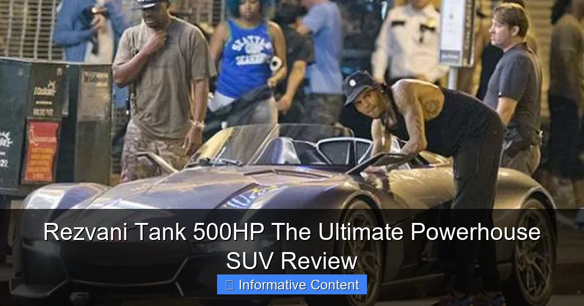 Rezvani Tank 500HP The Ultimate Powerhouse SUV Review