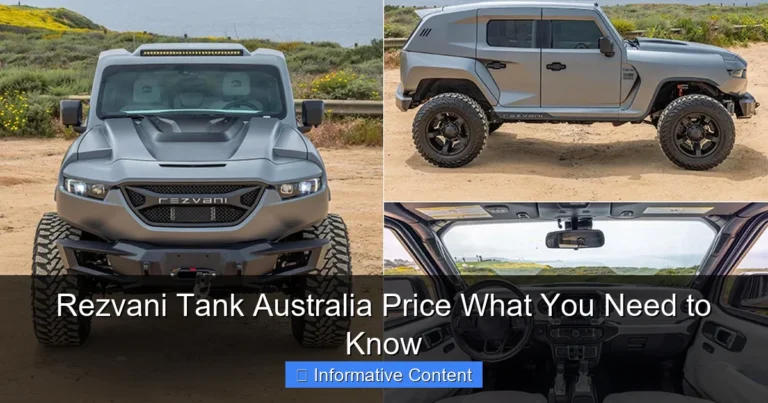 Rezvani Tank Australia Price What You Need to Know
