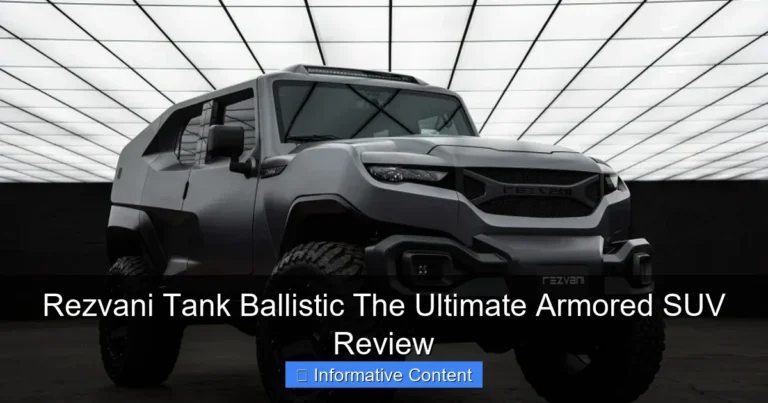 Rezvani Tank Ballistic The Ultimate Armored SUV Review