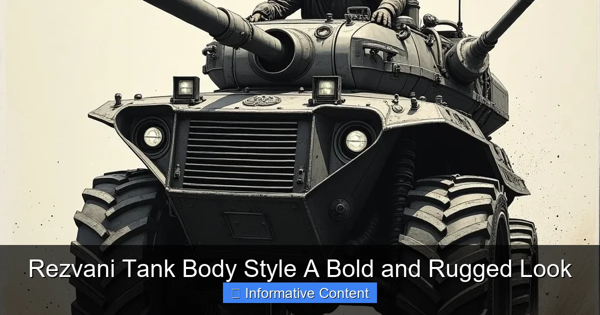 Rezvani Tank Body Style A Bold and Rugged Look