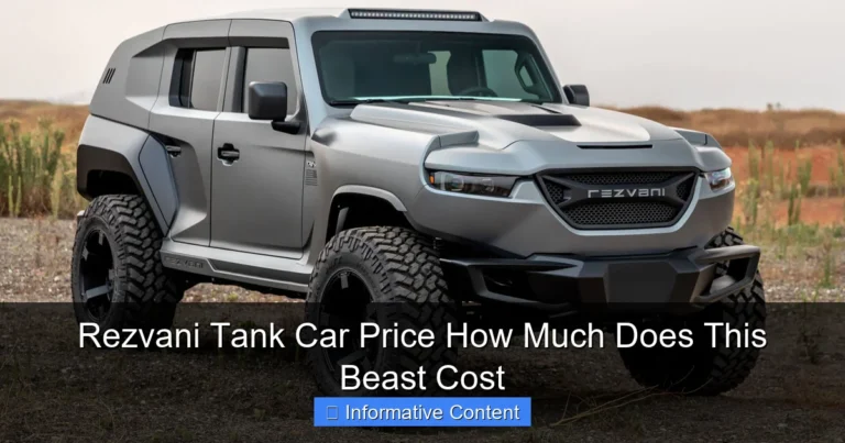 Rezvani Tank Car Price How Much Does This Beast Cost