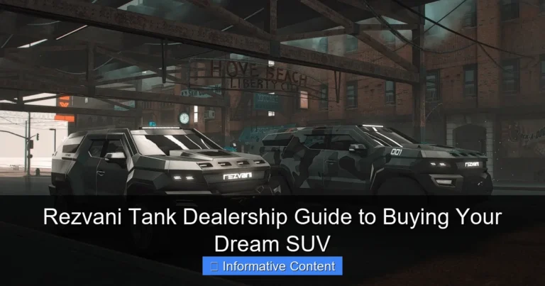 Rezvani Tank Dealership Guide to Buying Your Dream SUV