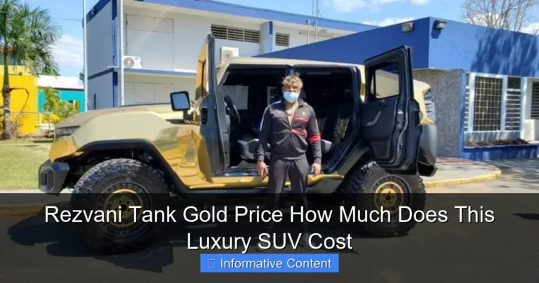 Rezvani Tank Gold Price How Much Does This Luxury SUV Cost