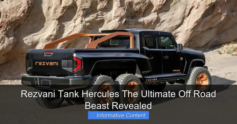 Rezvani Tank Hercules The Ultimate Off Road Beast Revealed
