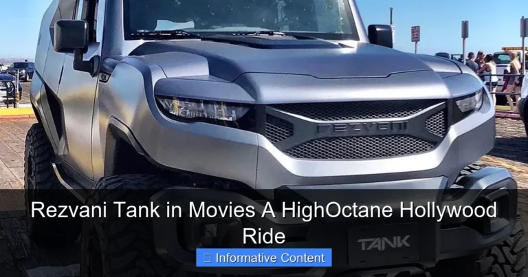 Rezvani Tank in Movies A HighOctane Hollywood Ride