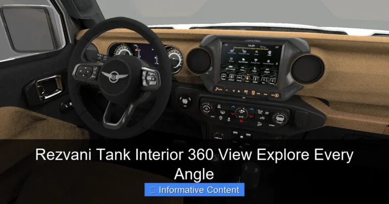 Rezvani Tank Interior 360 View Explore Every Angle