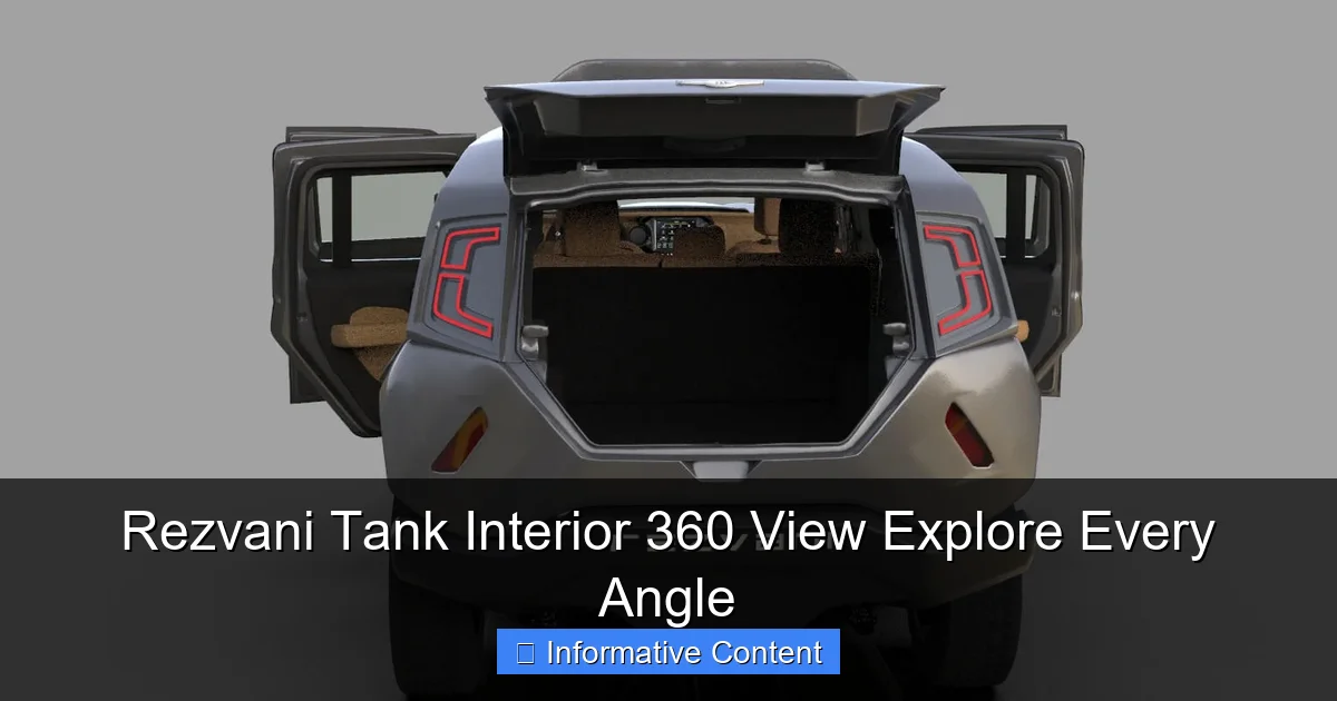 Rezvani Tank Interior 360 View Explore Every Angle