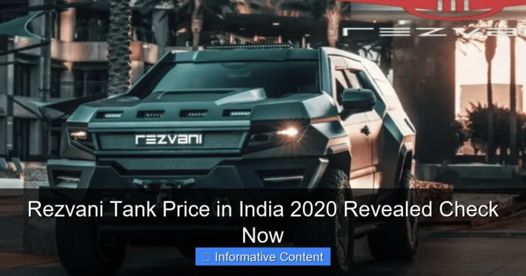 Rezvani Tank Price in India 2020 Revealed Check Now