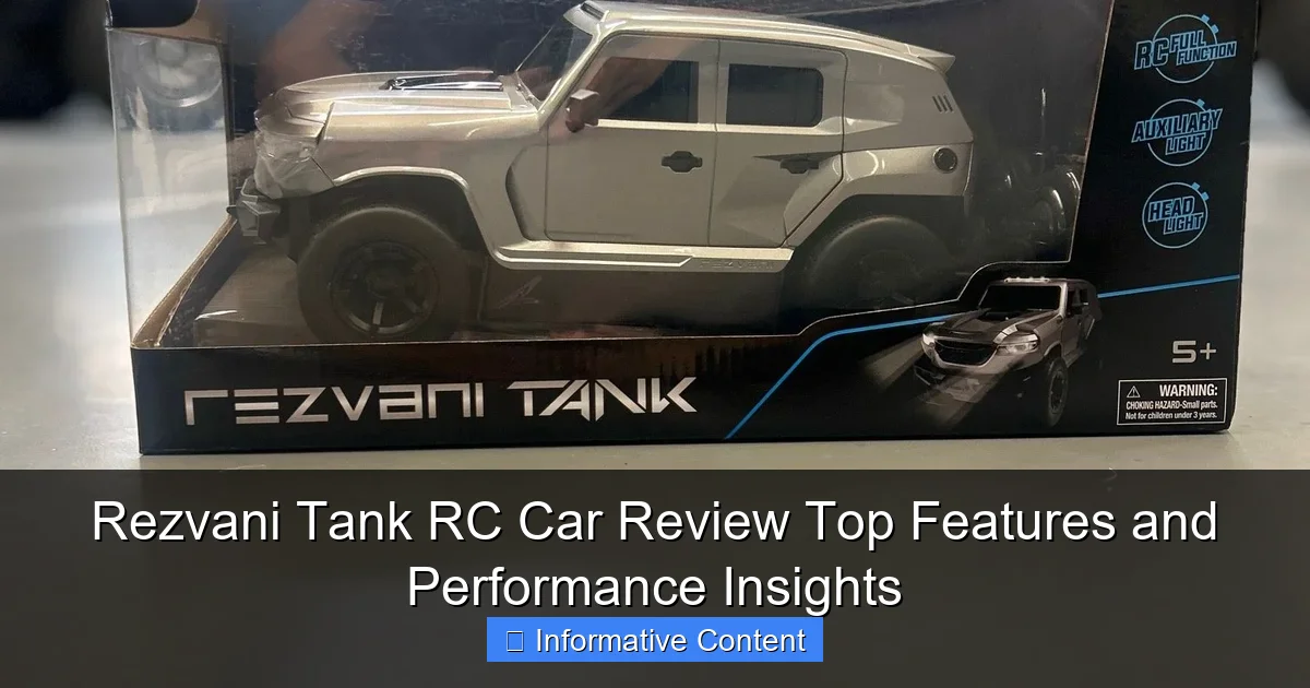 Rezvani Tank RC Car Review Top Features and Performance Insights