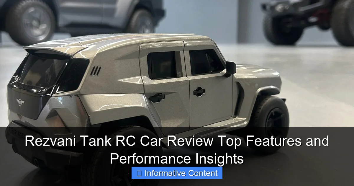 Rezvani Tank RC Car Review Top Features and Performance Insights