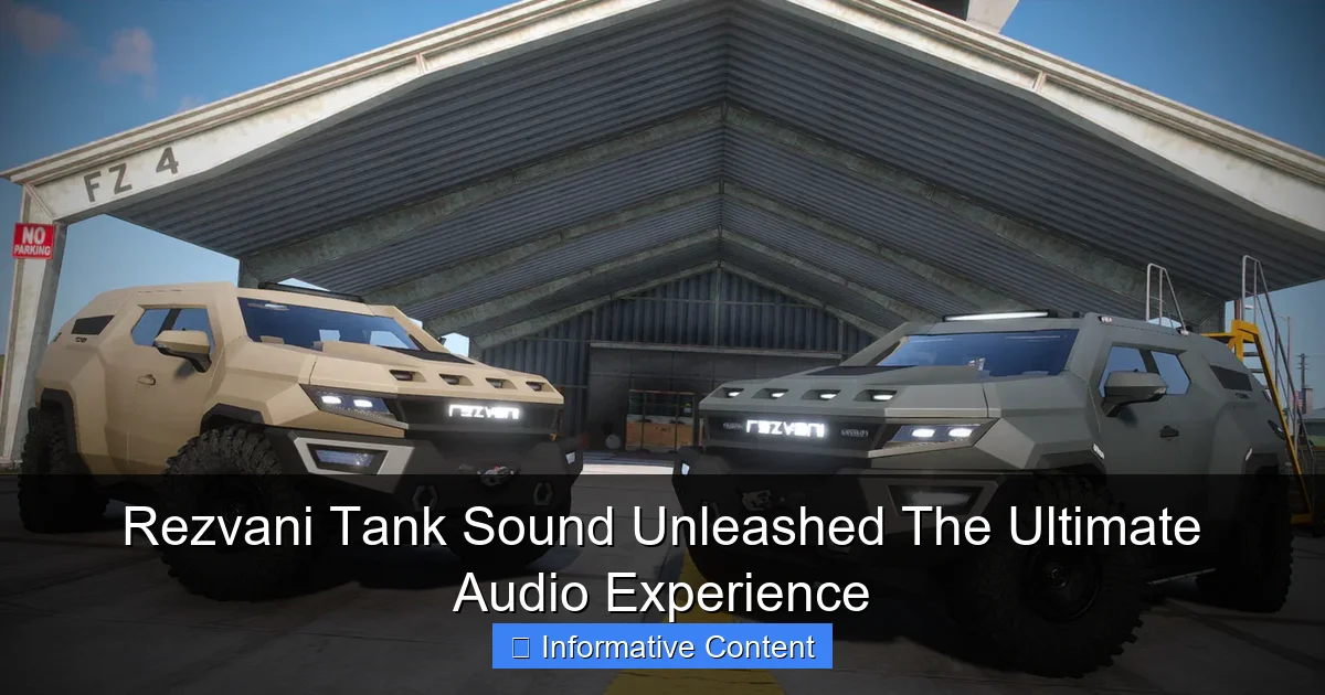 Rezvani Tank Sound Unleashed The Ultimate Audio Experience