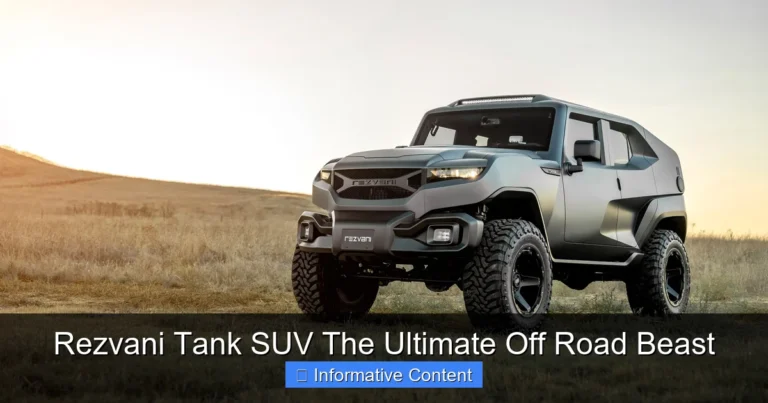 Rezvani Tank SUV The Ultimate Off Road Beast
