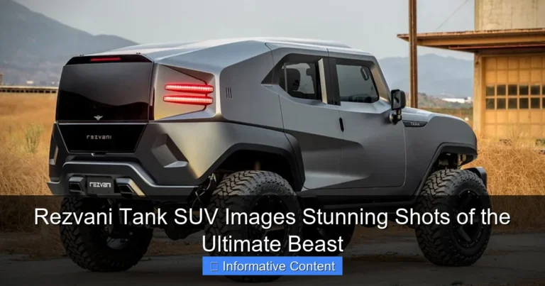 Rezvani Tank SUV Images Stunning Shots of the Ultimate Beast