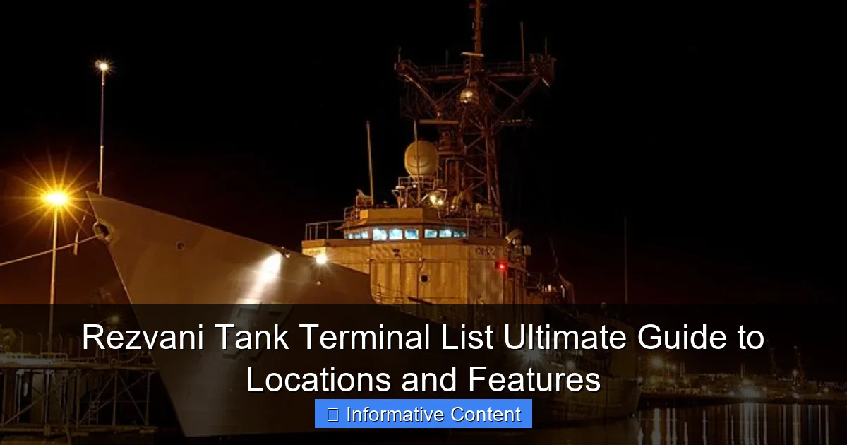 Rezvani Tank Terminal List Ultimate Guide to Locations and Features