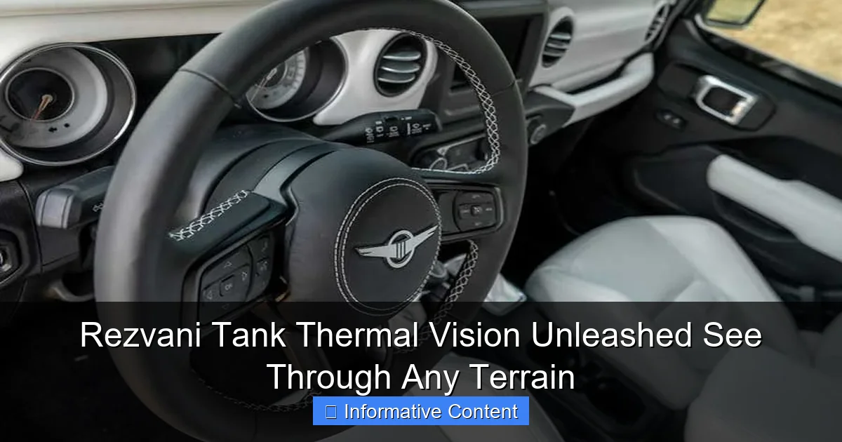 Rezvani Tank Thermal Vision Unleashed See Through Any Terrain