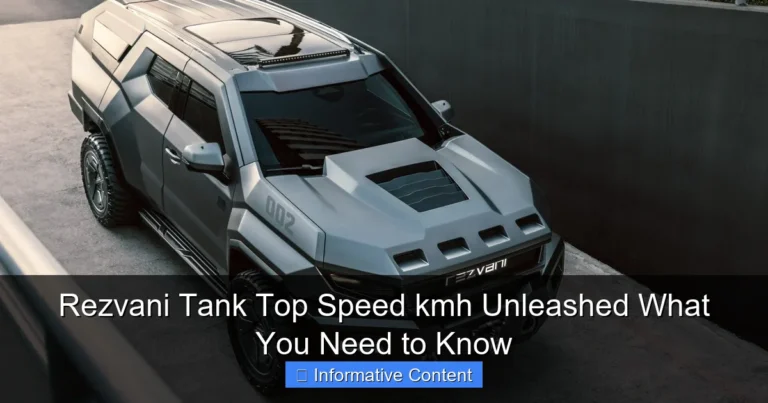 Rezvani Tank Top Speed kmh Unleashed What You Need to Know