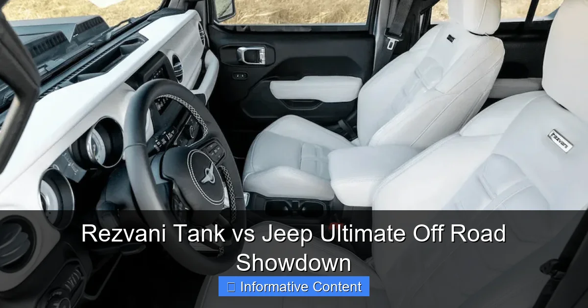 Rezvani Tank vs Jeep Ultimate Off Road Showdown