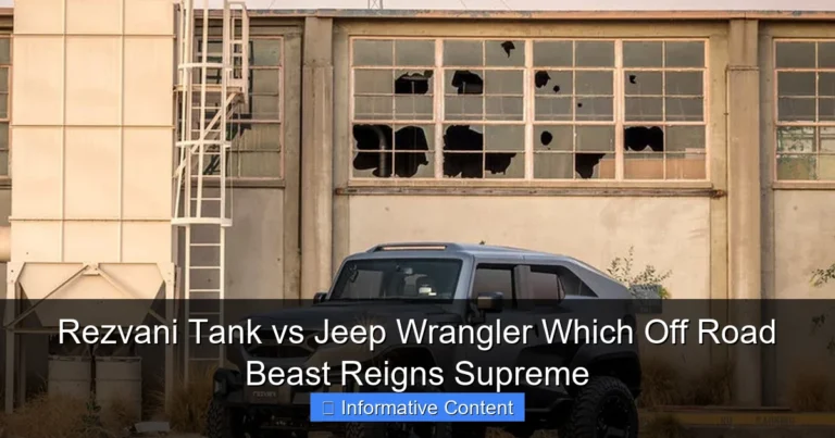 Rezvani Tank vs Jeep Wrangler Which Off Road Beast Reigns Supreme
