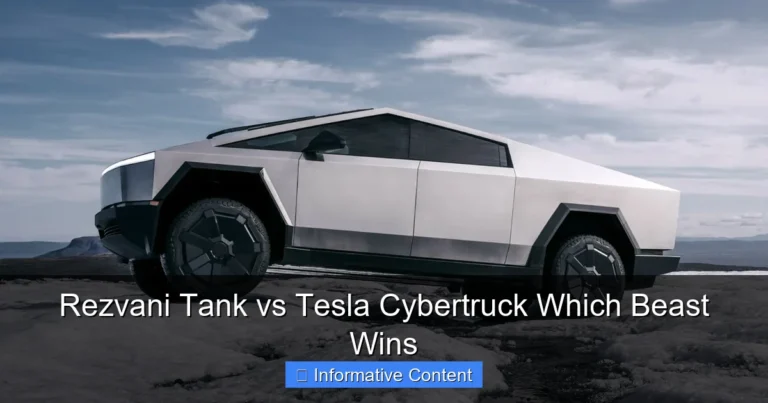 Rezvani Tank vs Tesla Cybertruck Which Beast Wins