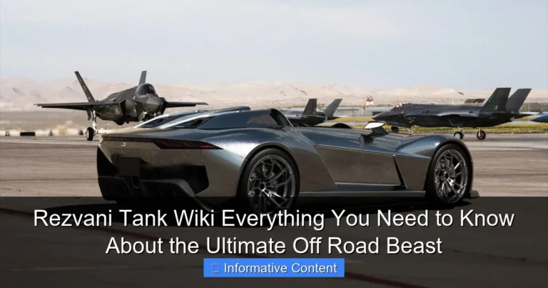 Rezvani Tank Wiki Everything You Need to Know About the Ultimate Off Road Beast