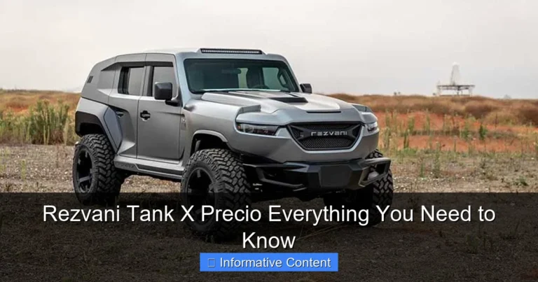 Rezvani Tank X Precio Everything You Need to Know