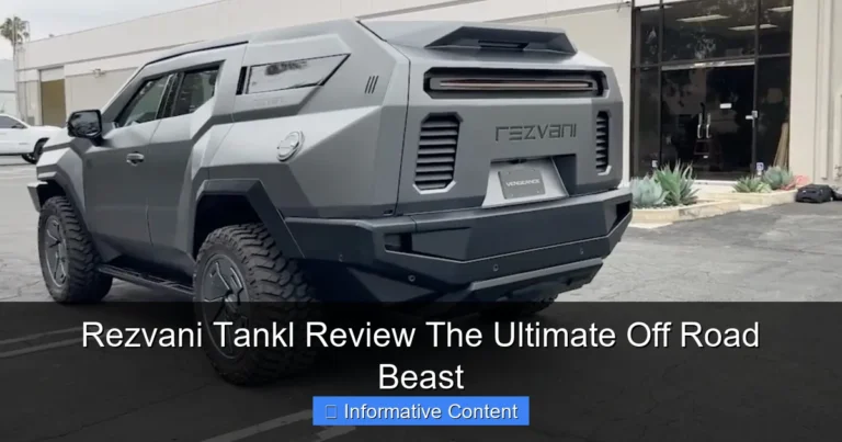 Rezvani Tankl Review The Ultimate Off Road Beast