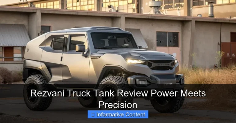 Rezvani Truck Tank Review Power Meets Precision