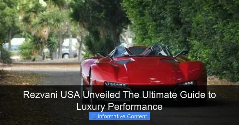 Rezvani USA Unveiled The Ultimate Guide to Luxury Performance