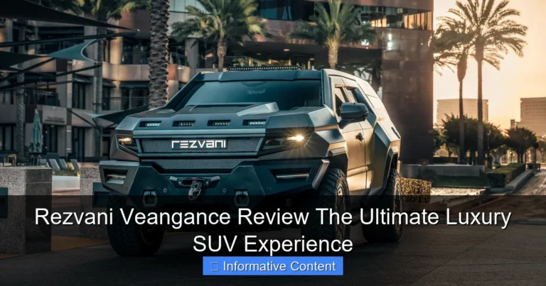 Rezvani Veangance Review The Ultimate Luxury SUV Experience