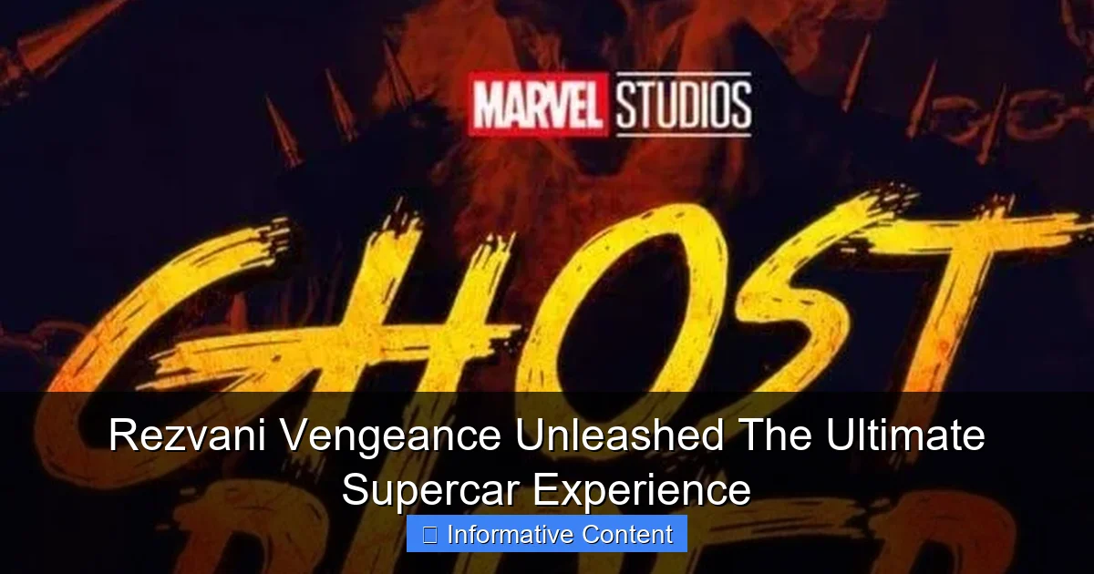 Rezvani Vengeance Unleashed The Ultimate Supercar Experience