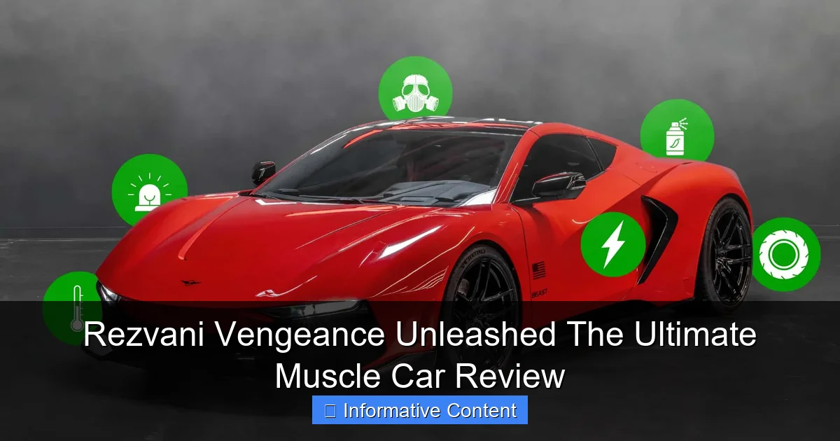 Rezvani Vengeance Unleashed The Ultimate Muscle Car Review